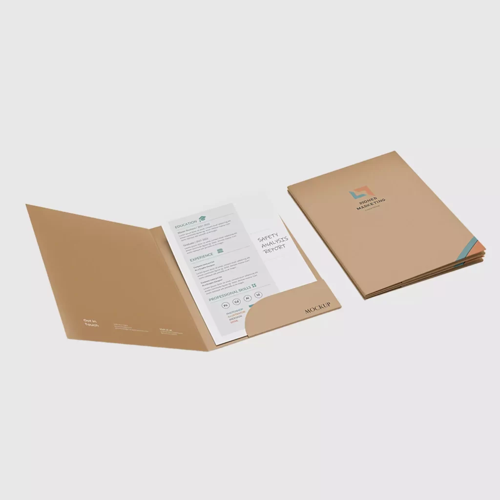 Custom Bi-Panel Folder: Packaging and Print Ideas That Help Brands Stand Out