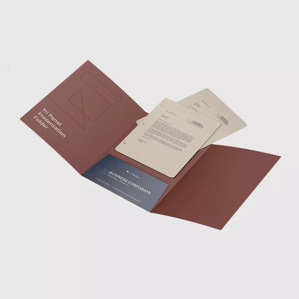 Custom Tri-Panel Folder: Packaging and Print Ideas That Help Brands Stand Out
