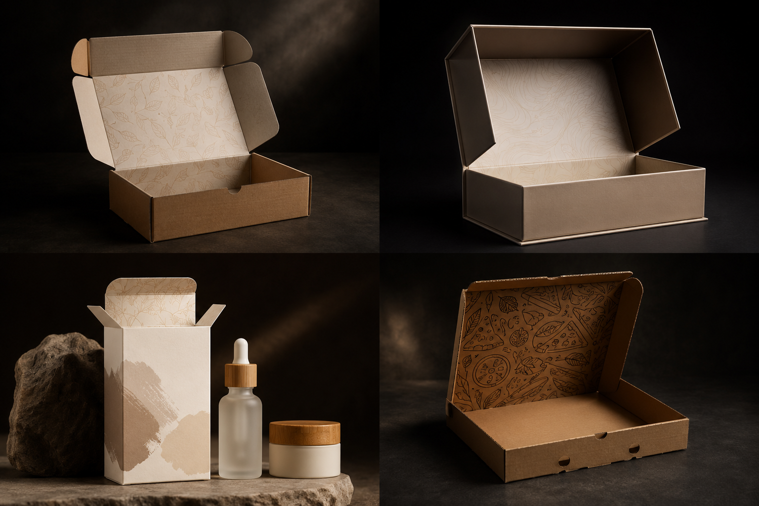 Premium custom packaging product showcase